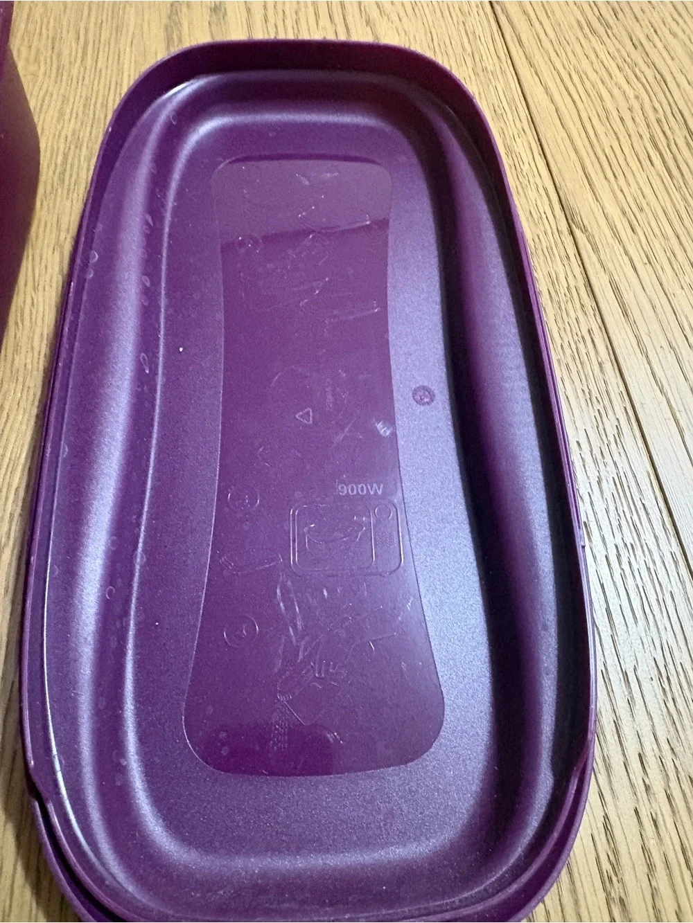 Tupperware Purple steamer and spaghetti Container